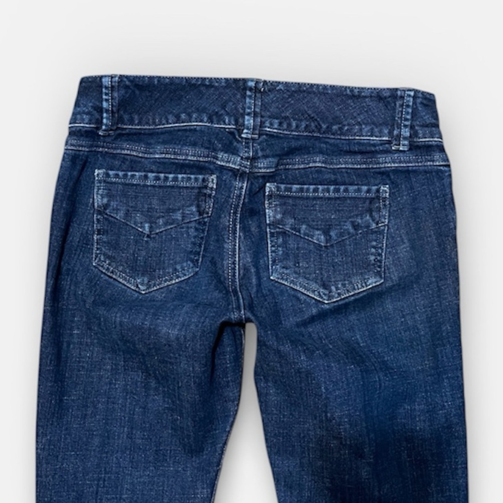 CAbi Dark Wash Lou Lou Slim Straight Jean Size 4 Style #201 - Picture 5 of 9